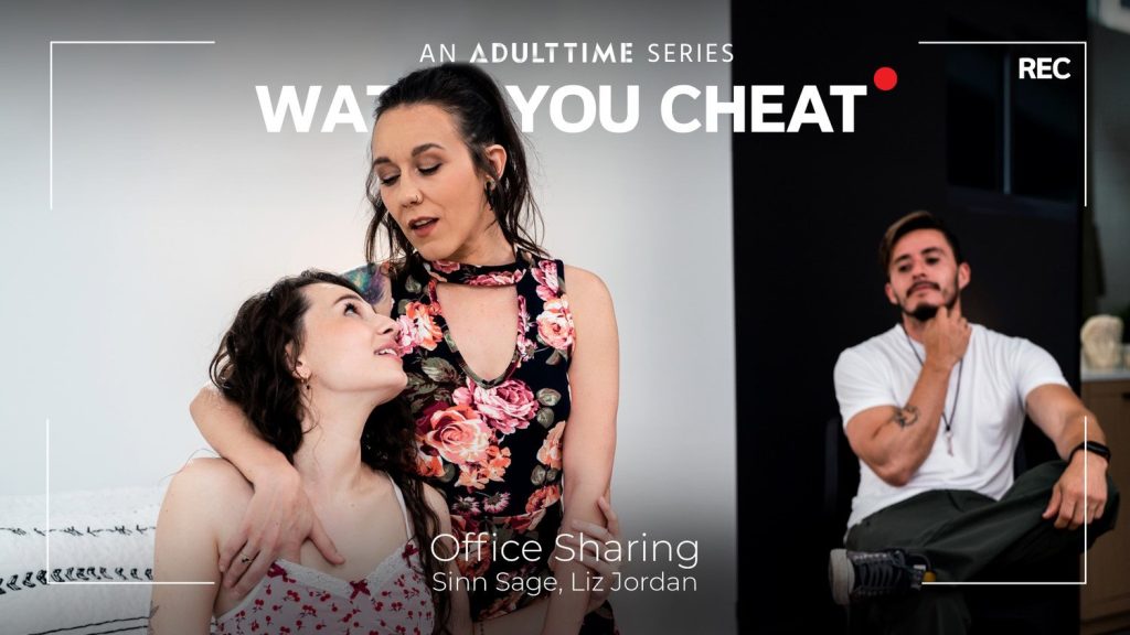 Watch You Cheat – Office Sharing – Sinn Sage, Liz Jordan - Full Video Porn!