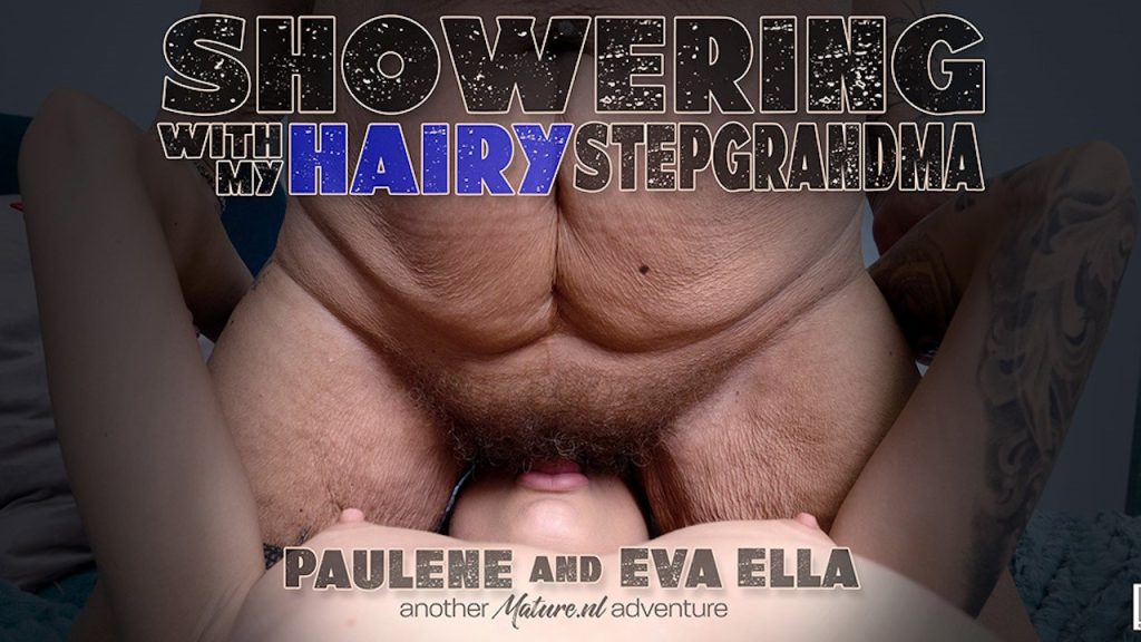 MatureNL - Curvy granny Paulene lets her hot step grandaughter eat out her hairy pussy and returns the favor - Full Video Porn!
