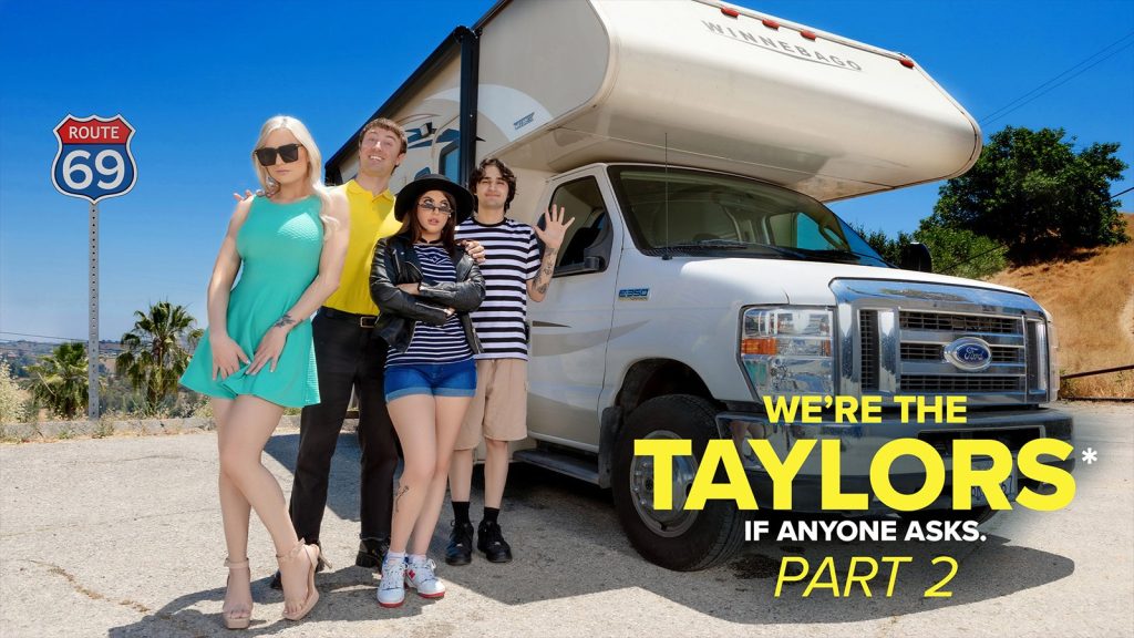 Milfty – We’re the Taylors Part 2: On The Road – Kenzie Taylor, Gal Ritchie, Chad Alva, Elias Cash, Charles Dera - Full Video Porn!