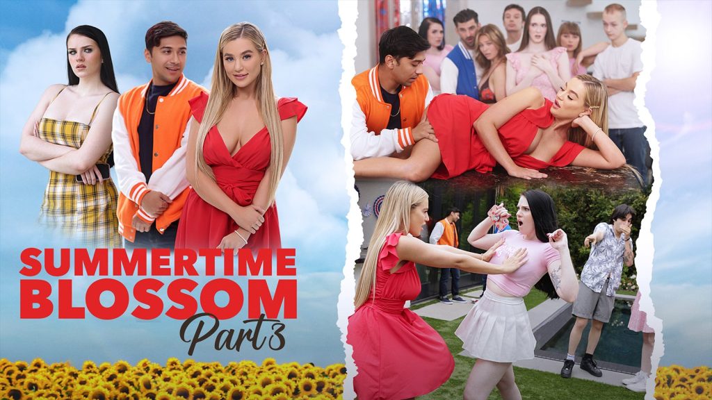 Teen Pies – Summertime Blossom Part 3: Blooming Revenge – Hazel Moore, Blake Blossom, Em Indica, Max Fills, Elias Cash - Full Video Porn!