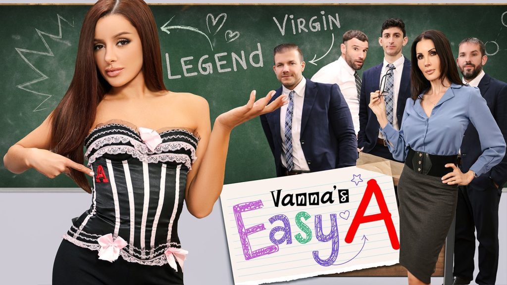 TeamSkeet VIP – Vanna’s Easy A – Alexis Abbey, Vanna Bardot, Shay Sights, Daniel Shar, Codey Steele, Ryan Mclane, Alex Legend, Nick Strokes - Full Video Porn!