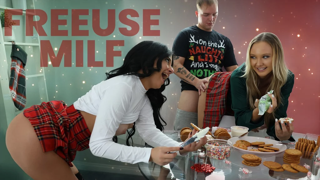 FreeUse Milf - It Feels a Lot Like Christmas - Paisley Porter, Vanessa Marie, Joshua Lewis - Full Video Porn!