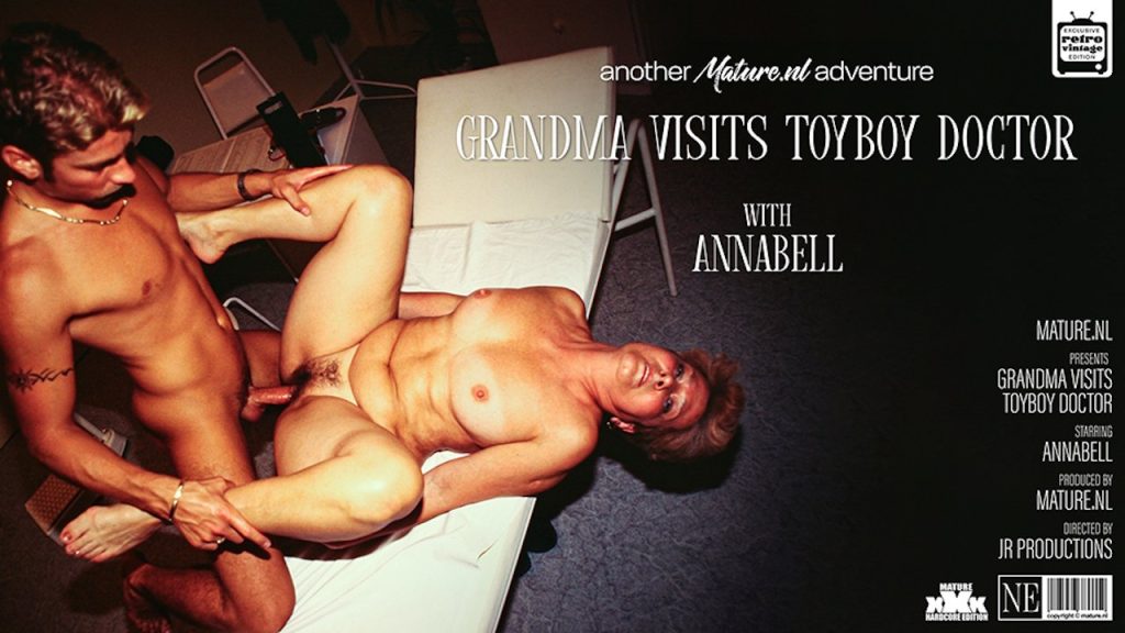MatureNL - Horny grandma Annabell gets a special treatment from her toyboy doctor - Full Video Porn!