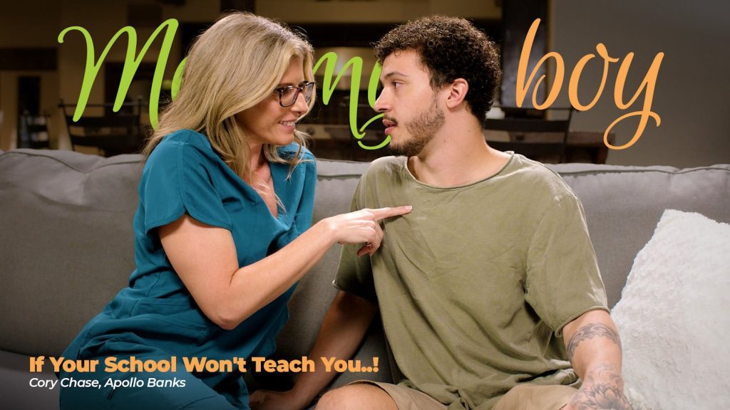 Mommys Boy - If Your School Won’t Teach You – Cory Chase, Apollo Banks - Full Video Porn!