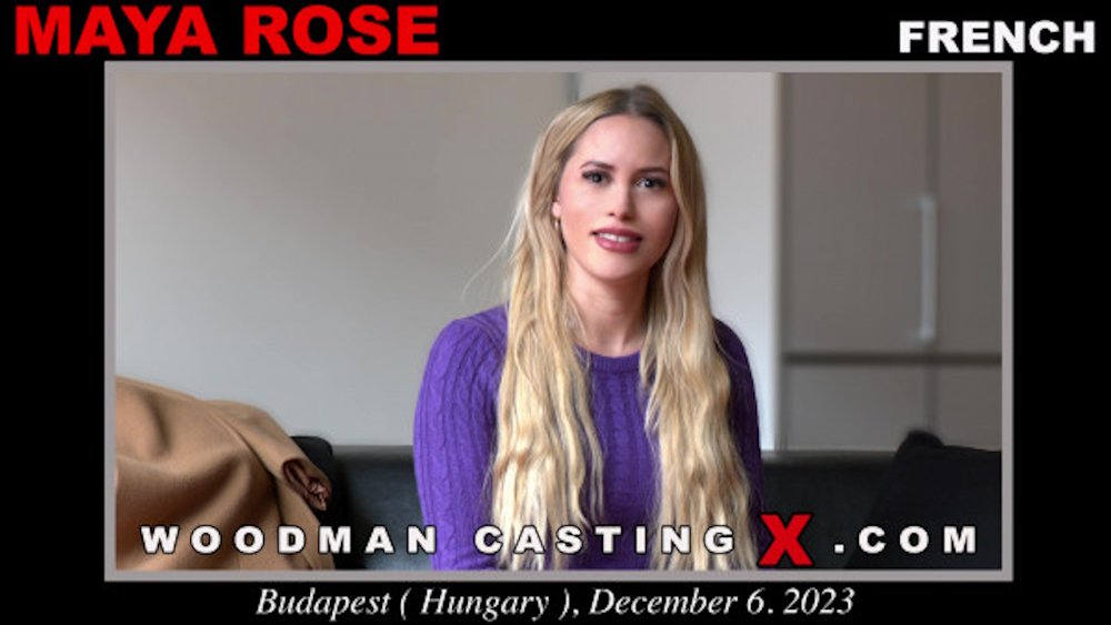 Woodman Casting X - Maya Rose casting - Full Video Porn!