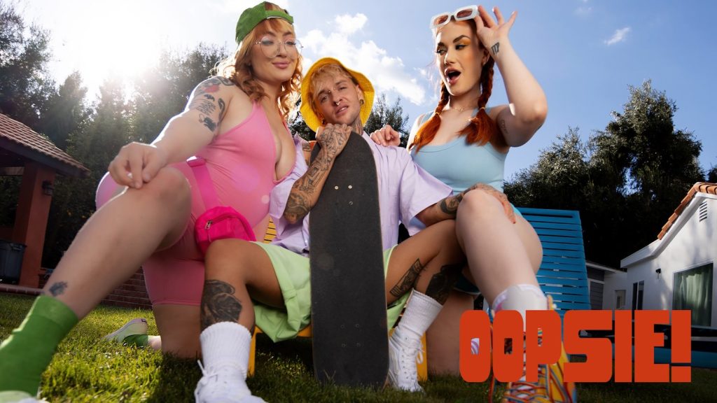 Oopsie - Skate Squad – Siri Dahl, Emma Magnolia, Austin Spears - Full Video Porn!