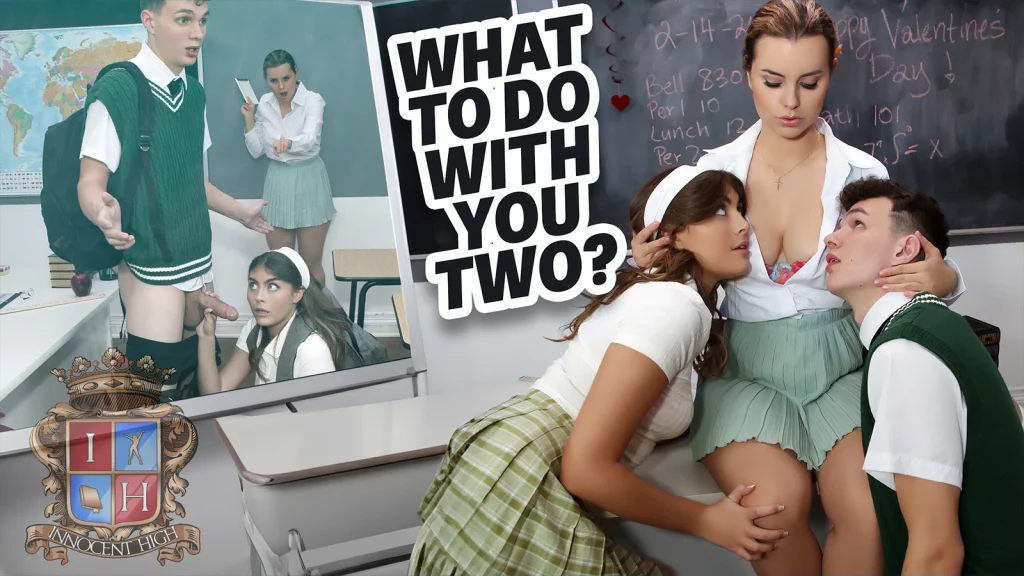 Innocent High - My Teacher’s Horny Intervention - Jessie Rogers, Selina Bentz, Josh Rivers - Full Video Porn!