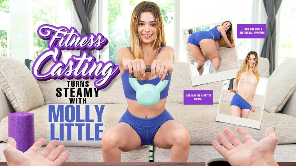 LifeSelector - Fitness Casting Turns Steamy with Molly Little - Full Video Porn