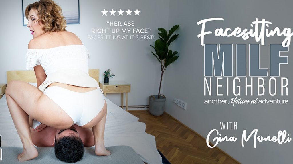 MatureNL - Kinky MILF Gina Monelli gives her facesitting fetish loving neighbour the day of his life - Full Video Porn